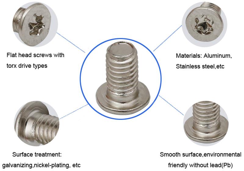 customized manufactured sheet metal screws torx security screw