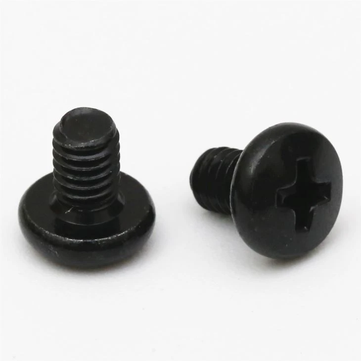 Cargol de màquina Phillips d'acer al carboni negre
