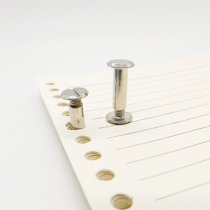 Interscrew Threaded Book Binding Screw